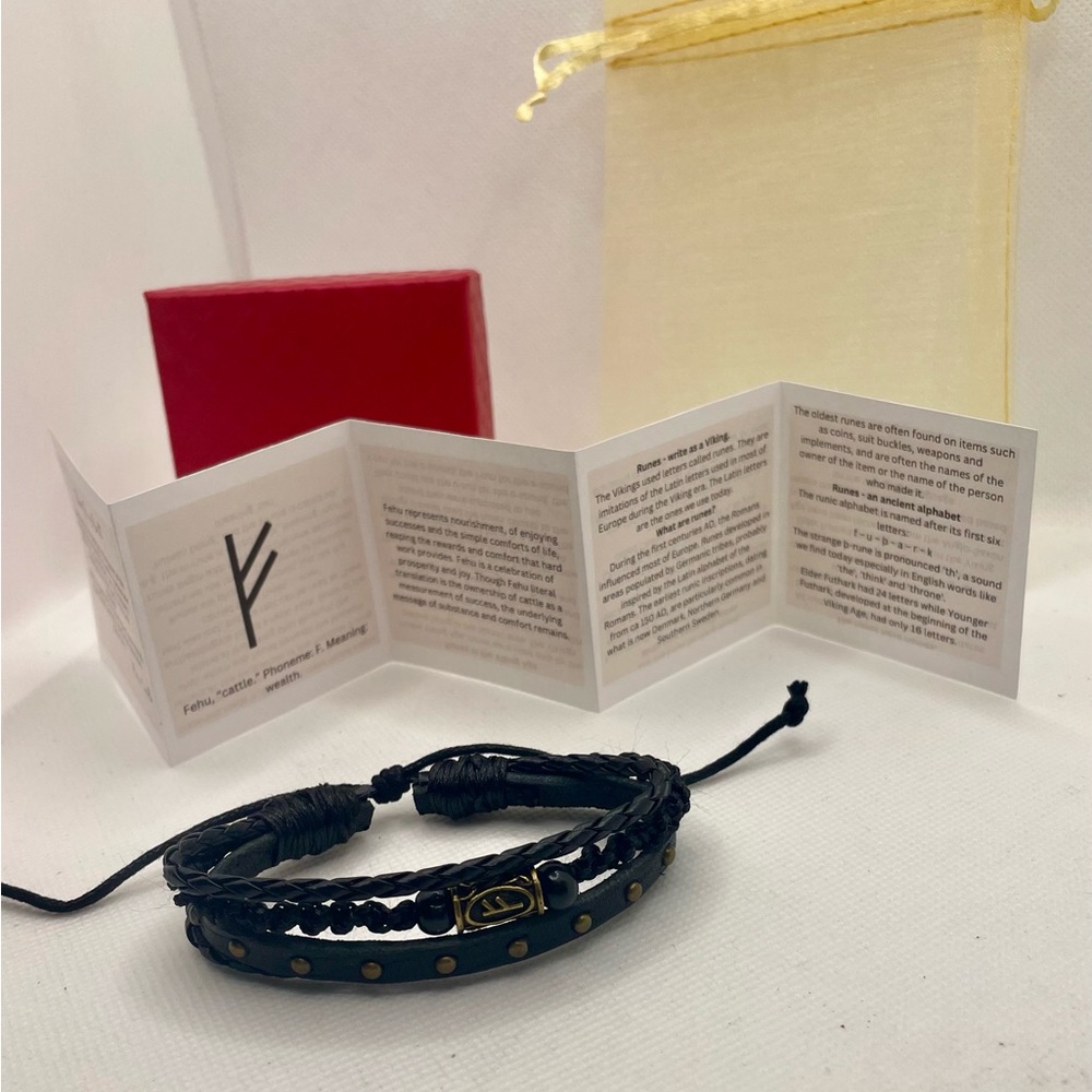 Discover the Magic of Viking Runes with Our Handmade Bracelet